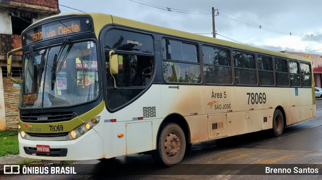 Expresso São José 78069 na cidade de Samambaia, Distrito Federal, Brasil, por Brenno Santos. ID da foto: 10777673.