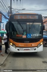 Linave Transportes A03020 na cidade de Nova Iguaçu, Rio de Janeiro, Brasil, por Danilo De Almeida. ID da foto: :id.