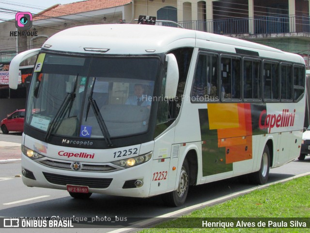 Transportes Capellini 12252 na cidade de Campinas, São Paulo, Brasil, por Henrique Alves de Paula Silva. Número da foto: #10783779.
