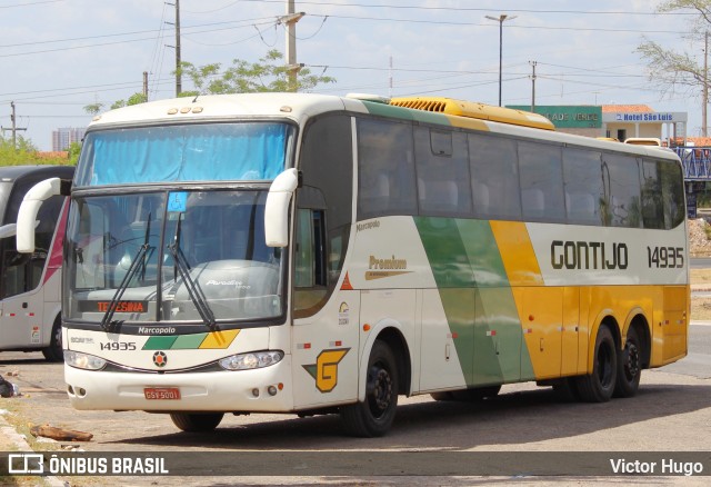 Empresa Gontijo de Transportes 14935 na cidade de Teresina, Piauí, Brasil, por Victor Hugo. ID da foto: 10782406.