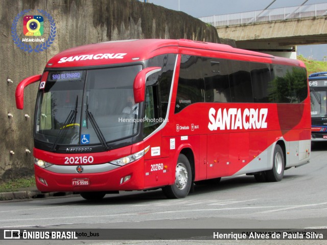 Viação Santa Cruz 202160 na cidade de Campinas, São Paulo, Brasil, por Henrique Alves de Paula Silva. Número da foto: #10783796.