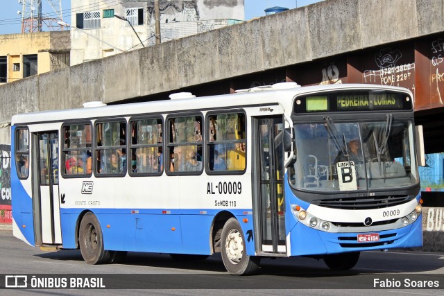 Auto Viação Monte Cristo AL-00009 na cidade de Belém, Pará, Brasil, por Fabio Soares. Número da foto: #10782128.