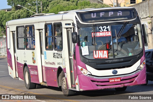 Transurb AE-32114 na cidade de Belém, Pará, Brasil, por Fabio Soares. ID da foto: 10782159.