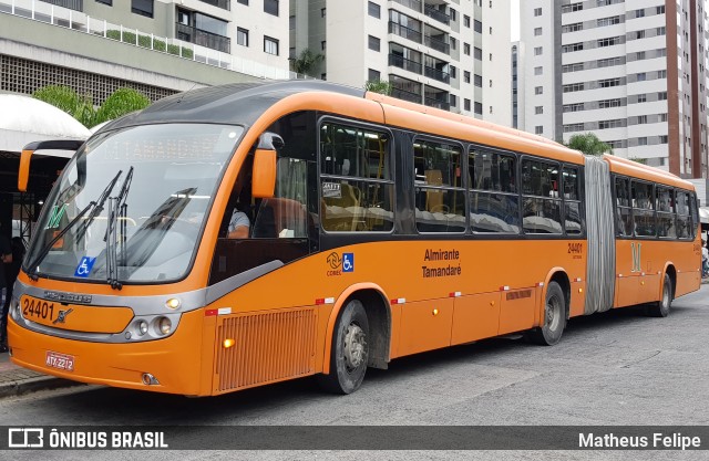 Viação Antonina 24401 na cidade de Curitiba, Paraná, Brasil, por Matheus Felipe. ID da foto: 10782078.