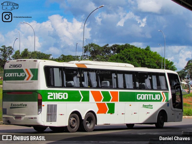 Empresa Gontijo de Transportes 21160 na cidade de Brasília, Distrito Federal, Brasil, por Daniel Chaves. ID da foto: 10783389.