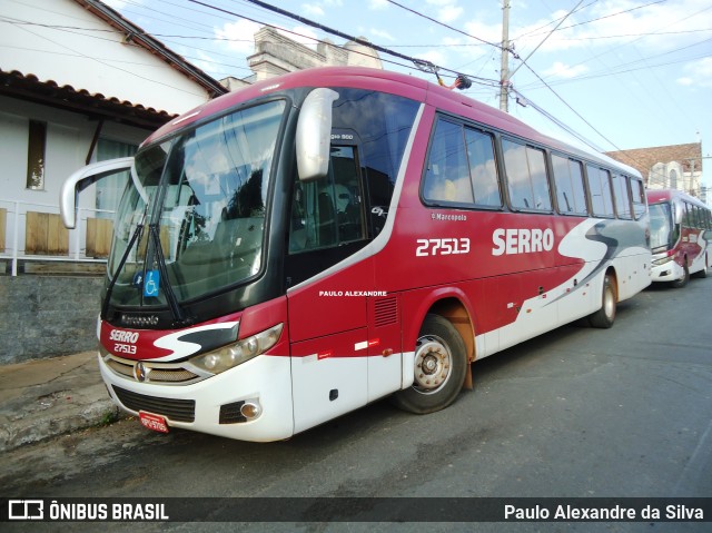 Viação Serro 27513 na cidade de Curvelo, Minas Gerais, Brasil, por Paulo Alexandre da Silva. ID da foto: 10782427.