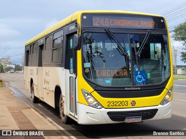 Viação Pioneira 232203 na cidade de SIA, Distrito Federal, Brasil, por Brenno Santos. Número da foto: #10783324.