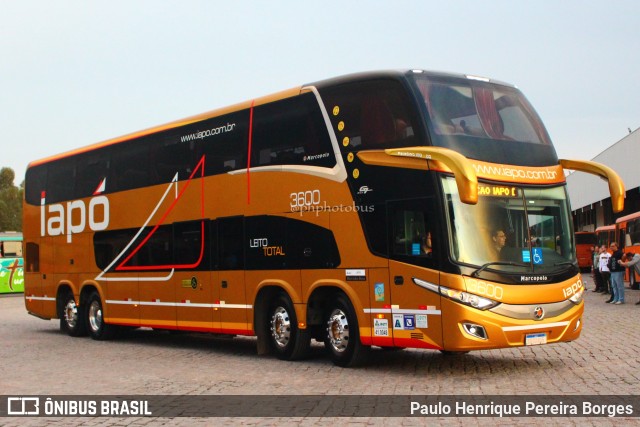 Viação Santana Iapó 3600 na cidade de Curitiba, Paraná, Brasil, por Paulo Henrique Pereira Borges. Número da foto: #10783447.