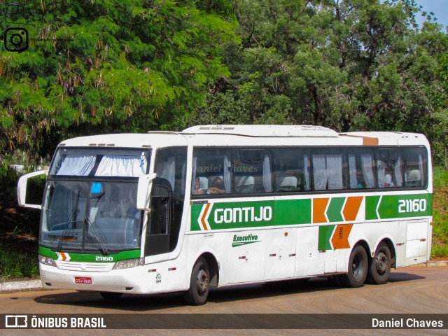 Empresa Gontijo de Transportes 21160 na cidade de Brasília, Distrito Federal, Brasil, por Daniel Chaves. ID da foto: 10783357.