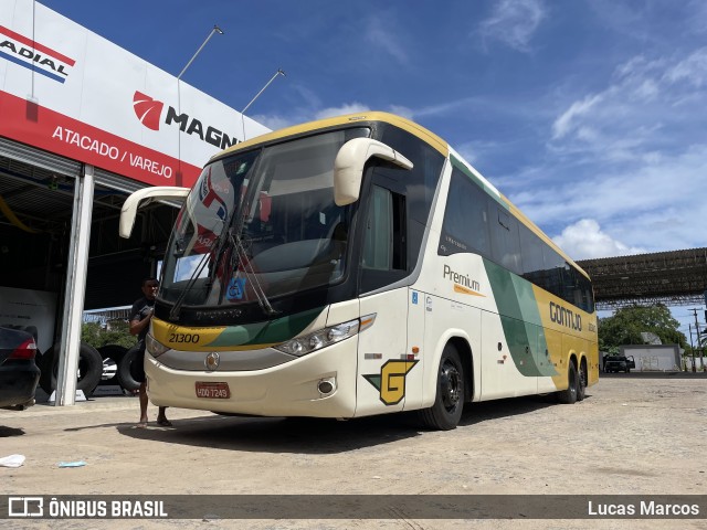 Empresa Gontijo de Transportes 21300 na cidade de Bayeux, Paraíba, Brasil, por Lucas Marcos. Número da foto: #10783290.