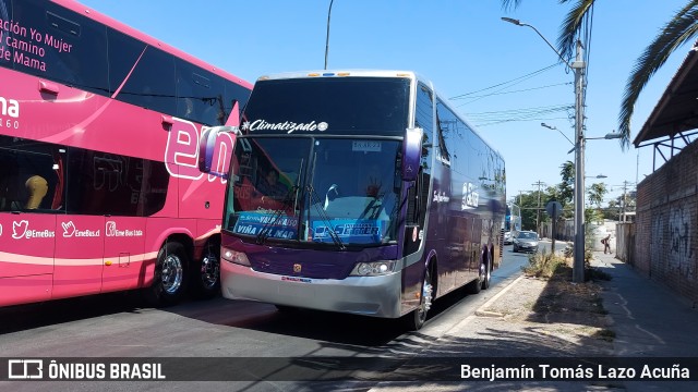 Pullman Setter BKXR23 na cidade de Estación Central, Santiago, Metropolitana de Santiago, Chile, por Benjamín Tomás Lazo Acuña. ID da foto: 10783990.