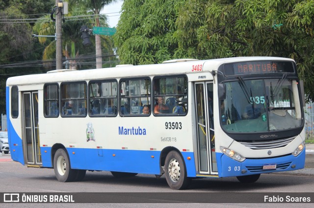 Auto Viação Monte Cristo AL-93503 na cidade de Belém, Pará, Brasil, por Fabio Soares. Número da foto: #10782303.