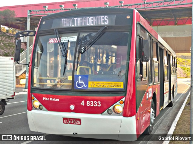 Express Transportes Urbanos Ltda 4 8333 na cidade de São Paulo, São Paulo, Brasil, por Gabriel Rievert. Número da foto: #10782883.