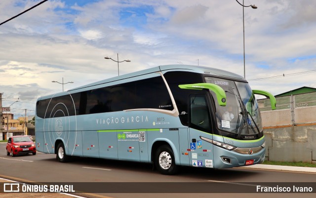 Viação Garcia 8075 na cidade de Londrina, Paraná, Brasil, por Francisco Ivano. Número da foto: #10782608.