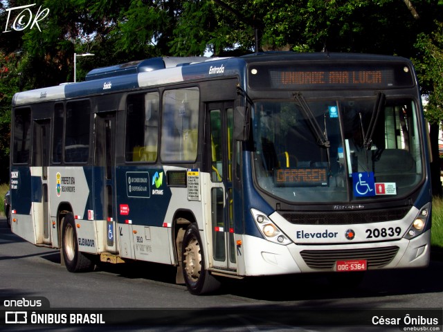Viação Jardins 20839 na cidade de Belo Horizonte, Minas Gerais, Brasil, por César Ônibus. Número da foto: #10783833.