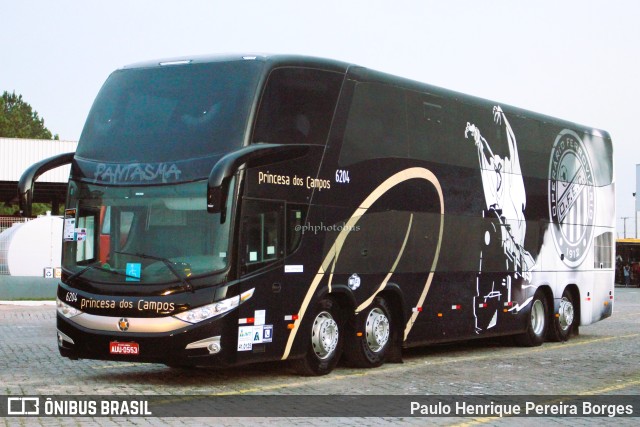 Expresso Princesa dos Campos 6204 na cidade de Curitiba, Paraná, Brasil, por Paulo Henrique Pereira Borges. Número da foto: #10783466.