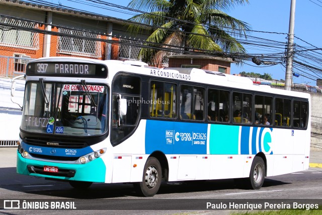 Transportes Campo Grande D53626 na cidade de Rio de Janeiro, Rio de Janeiro, Brasil, por Paulo Henrique Pereira Borges. Número da foto: #10783422.