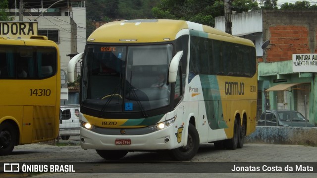 Empresa Gontijo de Transportes 18310 na cidade de Coronel Fabriciano, Minas Gerais, Brasil, por Jonatas Costa da Mata. ID da foto: 10781936.