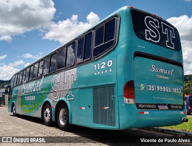 Samuel Transporte Turismo 1120 na cidade de Itapecerica, Minas Gerais, Brasil, por Vicente de Paulo Alves. Número da foto: #10783456.