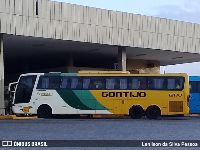 Empresa Gontijo de Transportes 12170 na cidade de Caruaru, Pernambuco, Brasil, por Lenilson da Silva Pessoa. ID da foto: 10786341.