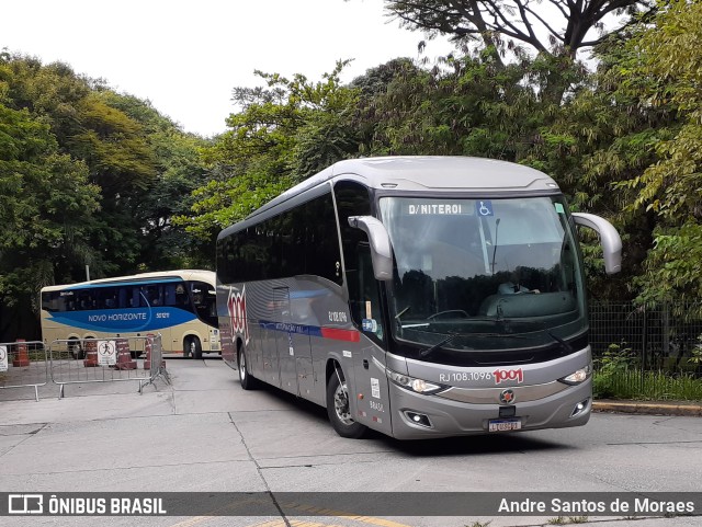 Auto Viação 1001 RJ 108.1096 na cidade de São Paulo, São Paulo, Brasil, por Andre Santos de Moraes. ID da foto: 10784594.