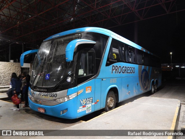 Auto Viação Progresso 6105 na cidade de Maceió, Alagoas, Brasil, por Rafael Rodrigues Forencio. ID da foto: 10786102.