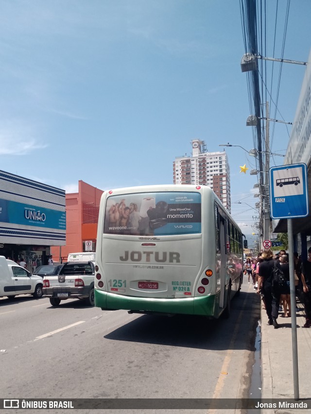 Jotur - Auto Ônibus e Turismo Josefense 1251 na cidade de Palhoça, Santa Catarina, Brasil, por Jonas Miranda. Número da foto: #10784242.