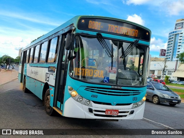 UTB - União Transporte Brasília 4960 na cidade de Taguatinga, Distrito Federal, Brasil, por Brenno Santos. Número da foto: #10785049.