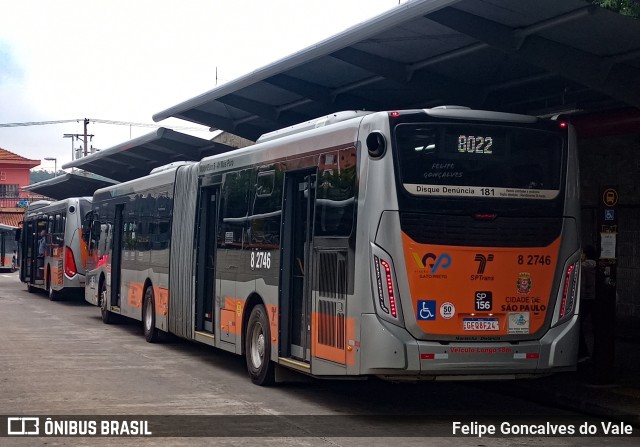 Viação Gato Preto 8 2746 na cidade de São Paulo, São Paulo, Brasil, por Felipe Goncalves do Vale. Número da foto: #10785748.