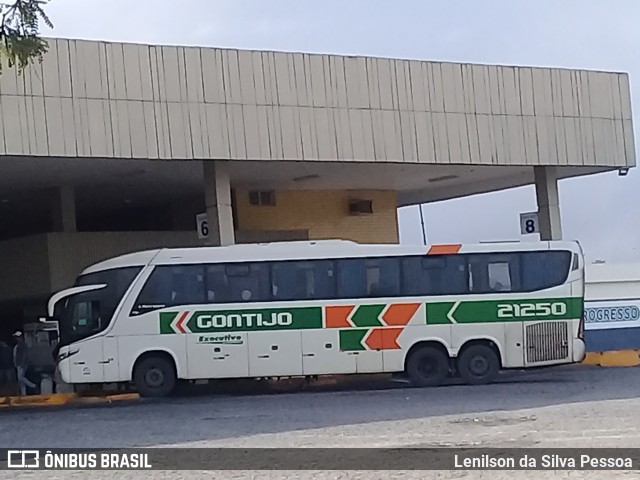 Empresa Gontijo de Transportes 21250 na cidade de Caruaru, Pernambuco, Brasil, por Lenilson da Silva Pessoa. ID da foto: 10786531.