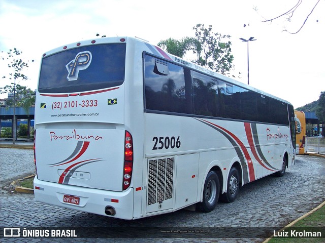 Paraibuna Transportes 25006 na cidade de Juiz de Fora, Minas Gerais, Brasil, por Luiz Krolman. ID da foto: 10785456.