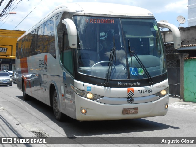 Viação Cidade do Aço RJ 174.041 na cidade de Nova Iguaçu, Rio de Janeiro, Brasil, por Augusto César. Número da foto: #10784747.