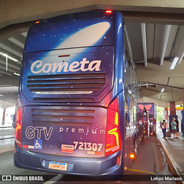 Viação Cometa 721307 na cidade de São Caetano do Sul, São Paulo, Brasil, por Lohan Mariano. Número da foto: #10787402.