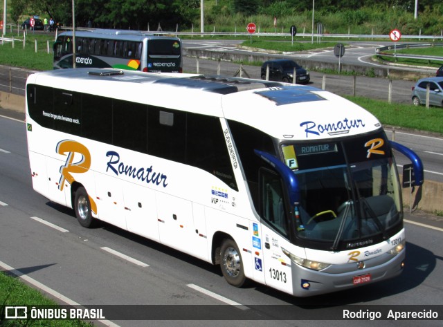 Romatur Transportadora Turística 13013 na cidade de Aparecida, São Paulo, Brasil, por Rodrigo  Aparecido. Número da foto: #10786613.