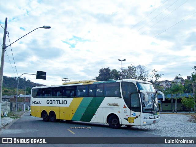 Empresa Gontijo de Transportes 14520 na cidade de Juiz de Fora, Minas Gerais, Brasil, por Luiz Krolman. Número da foto: #10785448.