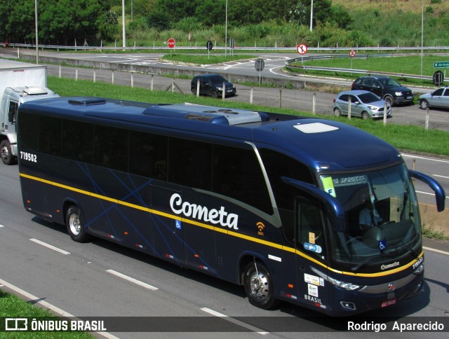 Viação Cometa 719502 na cidade de Aparecida, São Paulo, Brasil, por Rodrigo  Aparecido. ID da foto: 10786713.