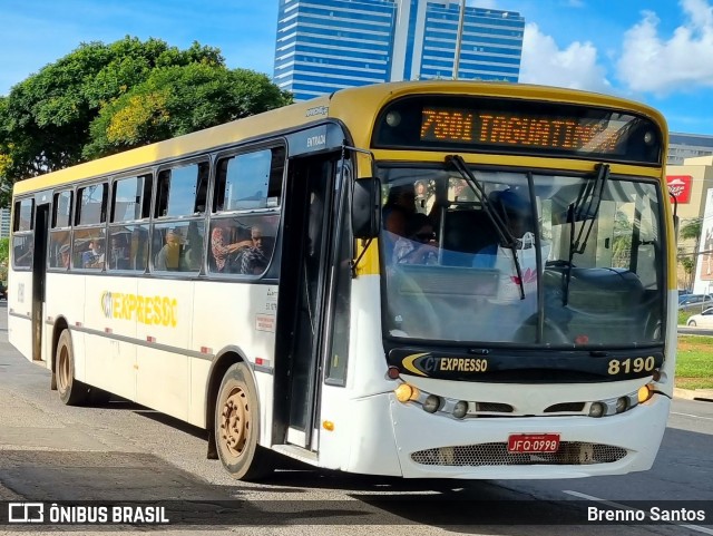 CT Expresso 8190 na cidade de Taguatinga, Distrito Federal, Brasil, por Brenno Santos. Número da foto: #10785056.
