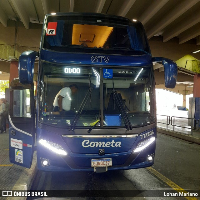 Viação Cometa 721305 na cidade de São Caetano do Sul, São Paulo, Brasil, por Lohan Mariano. ID da foto: 10787448.