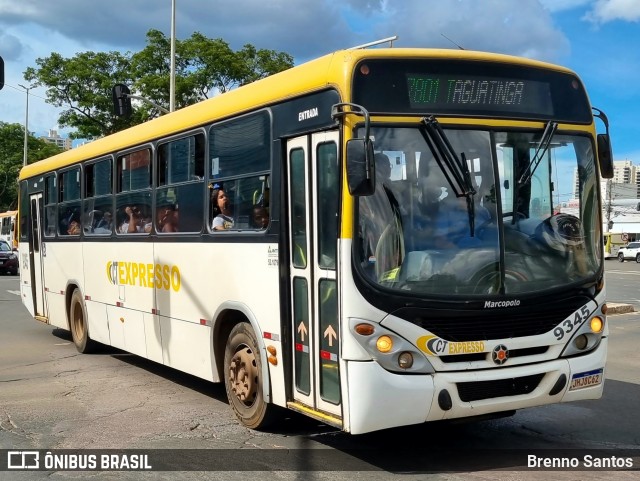 CT Expresso 9345 na cidade de Taguatinga, Distrito Federal, Brasil, por Brenno Santos. Número da foto: #10785052.