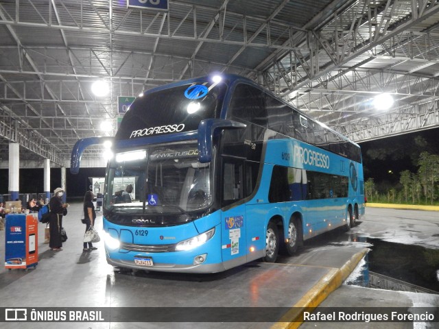 Auto Viação Progresso 6129 na cidade de Recife, Pernambuco, Brasil, por Rafael Rodrigues Forencio. ID da foto: 10786080.