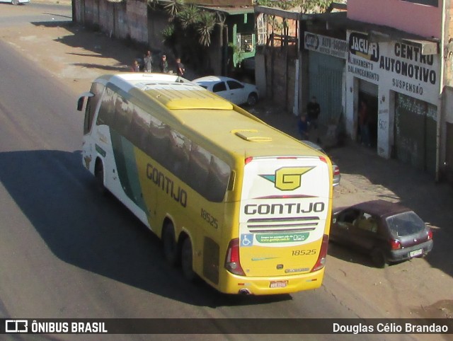 Empresa Gontijo de Transportes 18525 na cidade de Belo Horizonte, Minas Gerais, Brasil, por Douglas Célio Brandao. ID da foto: 10788992.