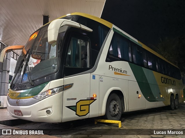 Empresa Gontijo de Transportes 21300 na cidade de Vitória da Conquista, Bahia, Brasil, por Lucas Marcos. ID da foto: 10787870.