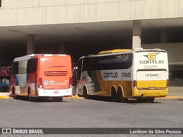 Empresa Gontijo de Transportes 17045 na cidade de Caruaru, Pernambuco, Brasil, por Lenilson da Silva Pessoa. ID da foto: 10789025.