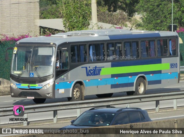 Visatur - Viação Santo Antônio de Turismo 9510 na cidade de Campinas, São Paulo, Brasil, por Henrique Alves de Paula Silva. ID da foto: 10788460.