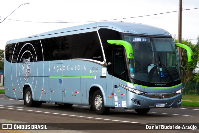 Viação Garcia 82056 na cidade de Foz do Iguaçu, Paraná, Brasil, por Daniel Budal de Araújo. Número da foto: #10790020.