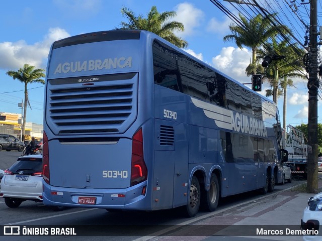 Viação Águia Branca 50340 na cidade de Serra, Espírito Santo, Brasil, por Marcos Demetrio. Número da foto: #10788215.