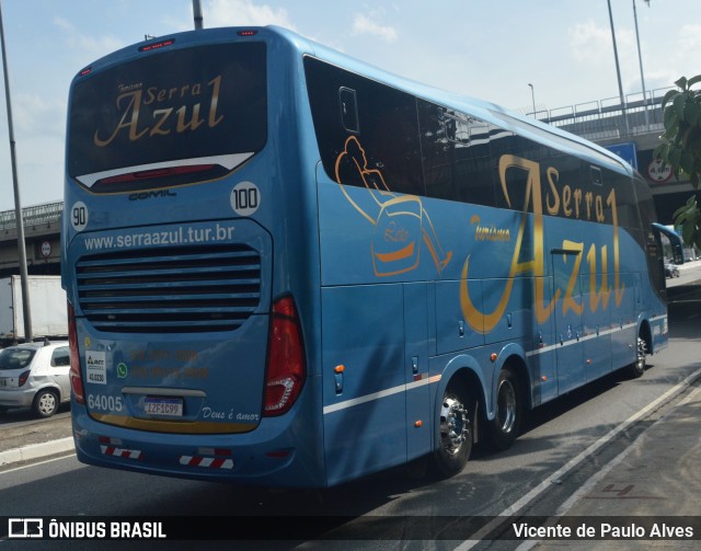 Serra Azul Turismo 64005 na cidade de São Paulo, São Paulo, Brasil, por Vicente de Paulo Alves. ID da foto: 10791032.