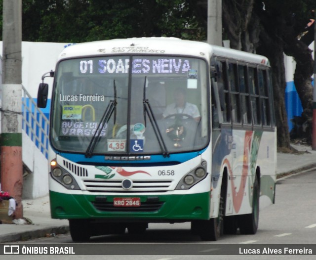 Expresso São Francisco 06.58 na cidade de Nilópolis, Rio de Janeiro, Brasil, por Lucas Alves Ferreira. ID da foto: 10793205.