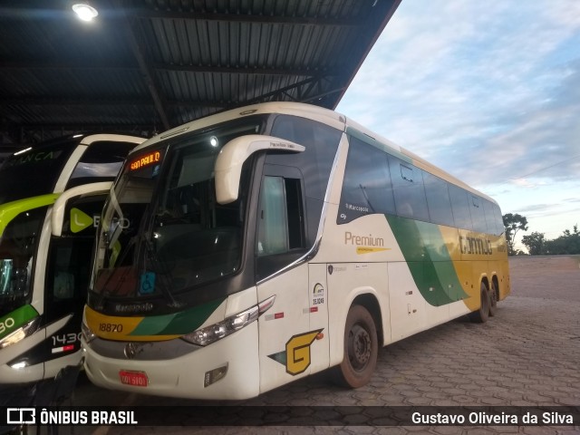 Empresa Gontijo de Transportes 18870 na cidade de Uruaçu, Goiás, Brasil, por Gustavo Oliveira da Silva. Número da foto: #10791051.