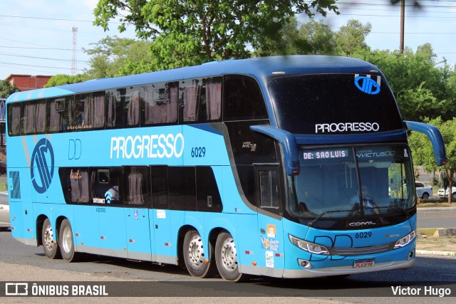 Auto Viação Progresso 6029 na cidade de Teresina, Piauí, Brasil, por Victor Hugo. ID da foto: 10793209.